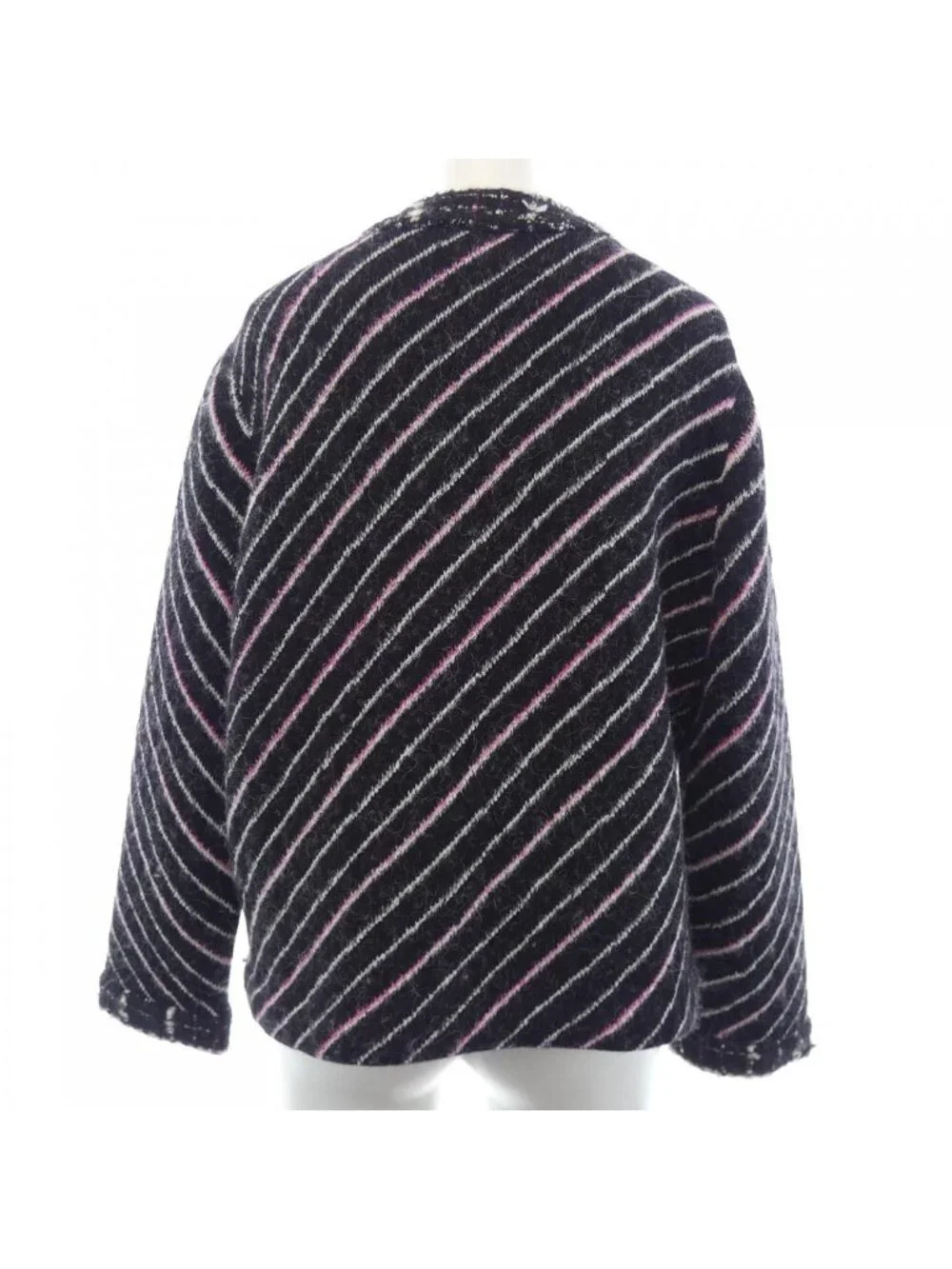 Chanel Collarless Jacket Black